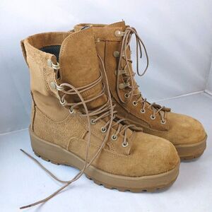 Altama US Army Gore-Tex Combat Boots size 5.5 R Steel Toes Tan Vibram Sole